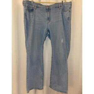 Levi's Light Wash Classic Boot Denim Jeans Cotton Blend Stretch Women Size 26W